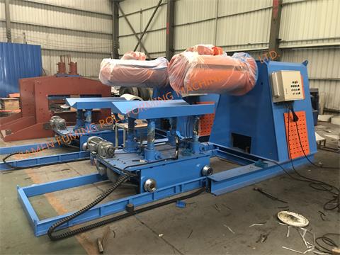 10T*1500液壓放料機帶壓緊臂帶小車